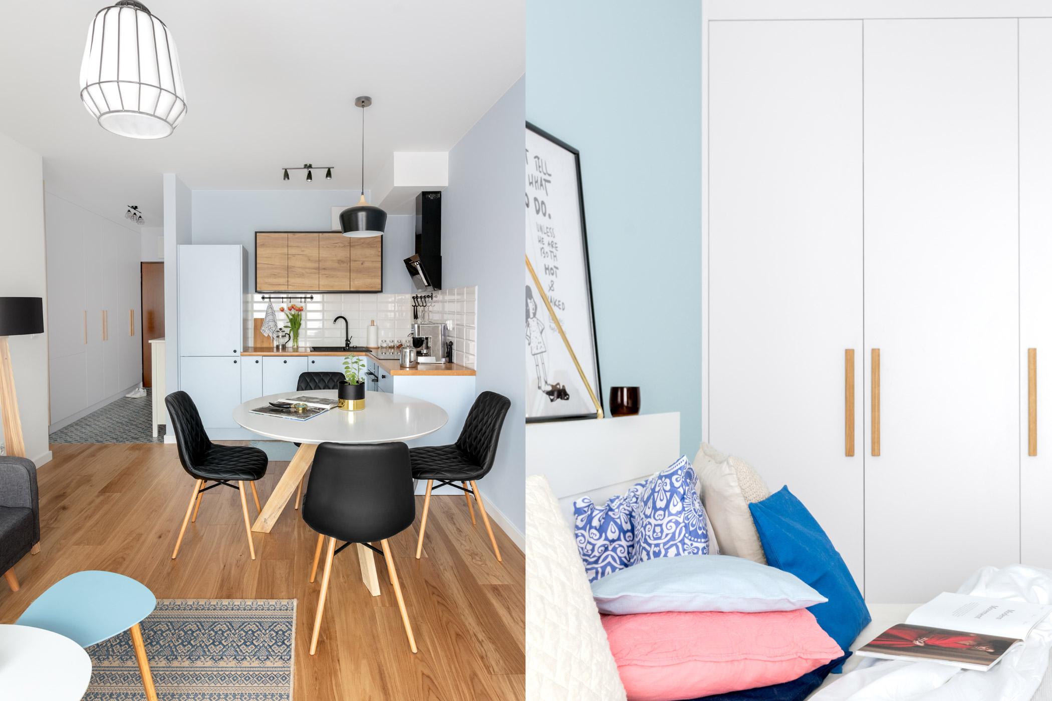 Błękitne mieszkanie pod klucz w Warszawie